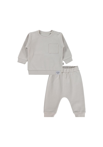 Civil Baby Süs Etiketli 2'li Takım 6-18 Ay Takım - Bej Taş Rengi