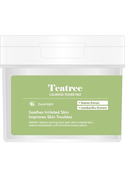 Dermal Teatree Calming Toner Pad 120 Li Çay Ağacı Özlü Gözenek Sıkılaştırıcı Ve Yatıştırıcı Tonik Ped 200 Ml