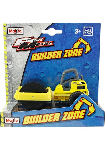 Maisto Inşaat Araçları Street Roller Iş Makinası Sarı Metal Gövde