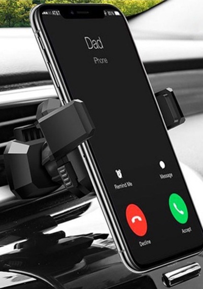 Araç Havalandırmasına Takılan Dönebilen Güçlü Telefon Tutucu Hr11 7cm