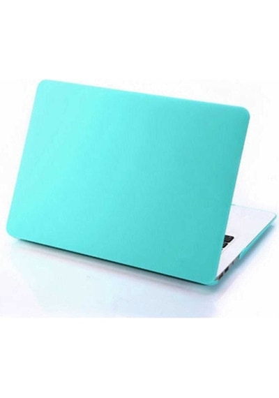 Macbook Uyumlu Air 13.6 İnç A2681 M2 - A3113 M3 A3240 M4 Çip Kılıf Hardcase Logo Gözükmez Mint Yeşil