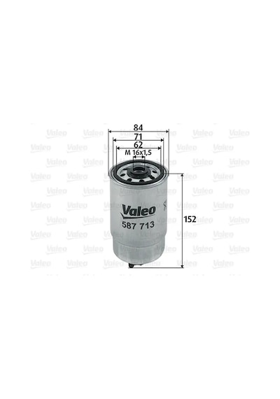 Yakıt Filtresi - Alfa Romeo 156, 166, Ducato, Doblo, Bravo, Stilo, Strada, Marea, Brava, Palio - Valeo-587713