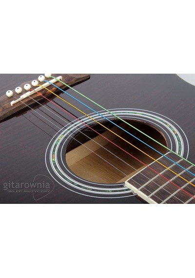 Alice A-407C Renkli Akustik Gitar Teli Seti-Rengarenk Tel Seti