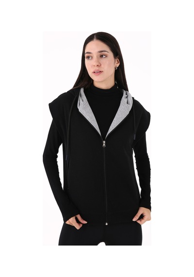 Scorp Impact Reversible Kadın Çift Taraflı Yelek Siyah Standart Çok Renkli