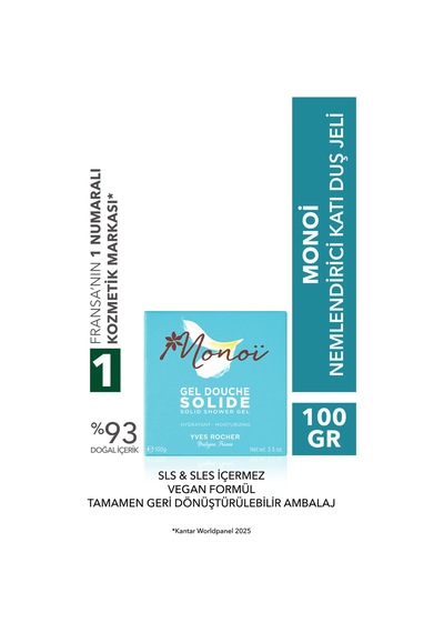 Yves Rocher Monoi Nemlendirici Katı Duş Jeli- Egzotik, Sıcak Ve Çekici-tüm Ciltler-sls,sles İçermez-vegan-100g 100 Ml Diğer Yves Rocher Monoi Nemlendirici Katı Duş Jeli- Egzotik, Sıcak Ve Çekici-tüm Ciltler-sls,sles İçermez-vegan-100g 100 Ml Diğer