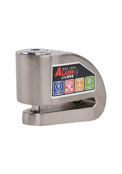 Armor Alarmlı Motorsiklet Disk Kilidi Çelik Gövde 606 Mva 6mm-inox