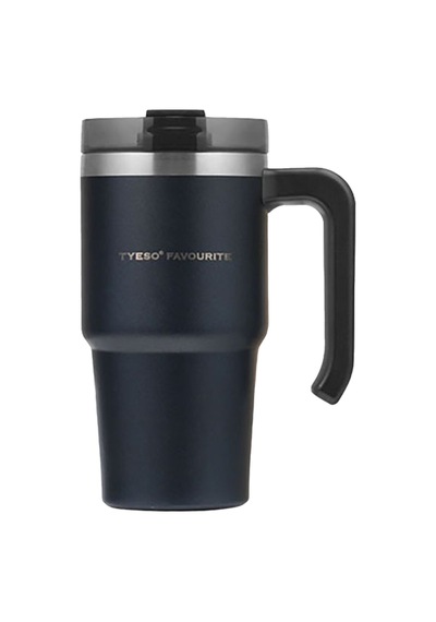 Tyeso Maxus Mug Vakumlu Çift Duvarlı Isı Yalıtımlı Pipetli 600 Ml Beyaz