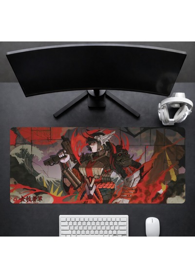 90x40 Cm Desenli Oyuncu Gaming Mouse Pad Kaymaz Kauçuk Taban Fare Altlığı Xxl Mousepad Masterpiece Serisi 01