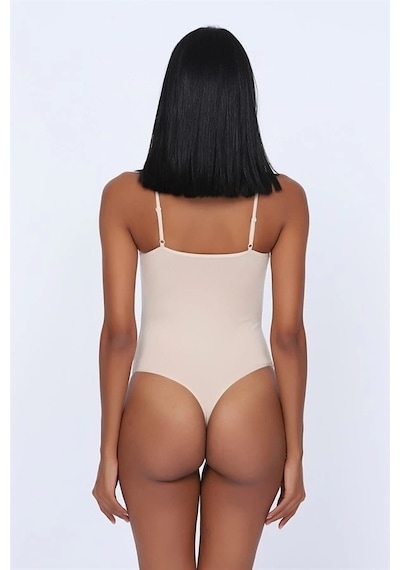 Alfa Aksesuar 03 Berrak Bayan String Çıtçıtlı Body 2090 Mor
