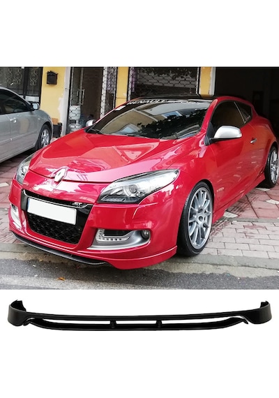Renault Megane 3 Ön Ek 2 Parça Karlık Abs Plastik Mat Siyah 2008 - 2016 Karlık+bodykit+ek
