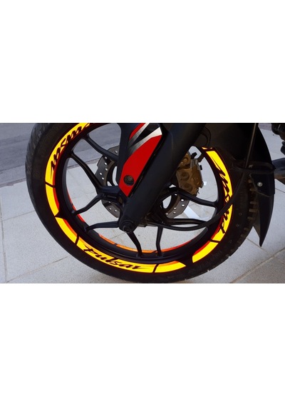 Bajaj Pulsar Fosforlu Jant Şeriti / Düz Renk Jant Şeridi