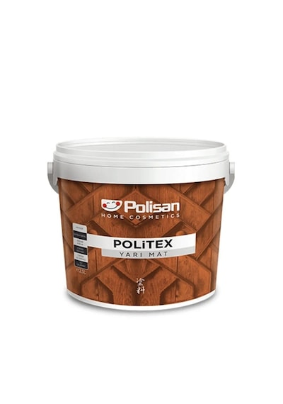 Polisan Politex Dekoratif Su Bazlı Yarı Mat Açık Meşe 2.5 L