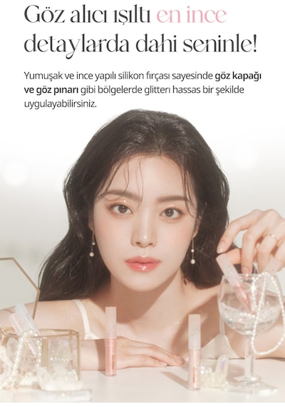 Dasique İnci Işıltılı Likit Glitter Starlit Jewel Liquid Glitter 02 Candy Hearts 02 Candy Hearts