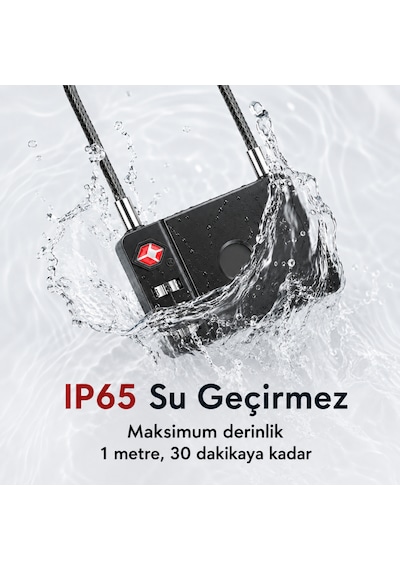 Hbb-k Hi Kilit Apple Android Uyumlu Akıllı Valiz Kilidi Siyah