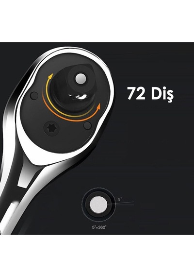 5453 Teleskopik Uzayabilen Cırcır Lokma Kolu 1/2''