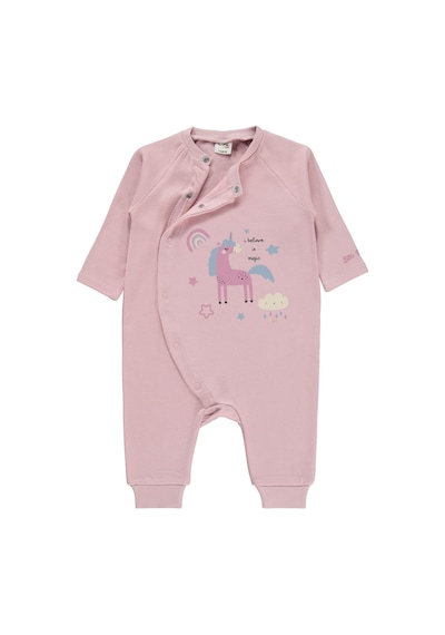 Civil Baby Unicorn Baskılı 6-18 Ay Tulum - Pembe Pink Pastel
