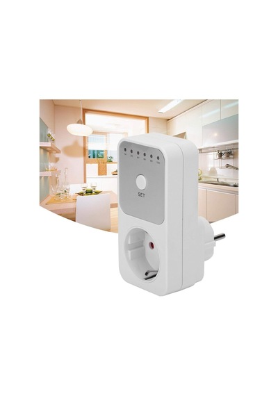 Wellhise Tm04 Geri Sayım Ayarlı Zamanlayıcı Priz - 16a 3680w Dijital Zaman Ayarlı Priz