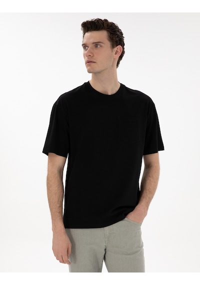 Pierre Cardin Erkek Siyah Tişört Basic 50306991-vr046 Siyah