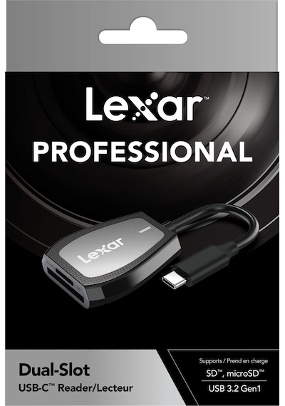 Lexar LRW470U-RNHNG Usb-C Dual Slot Kart Reader Okuyucu