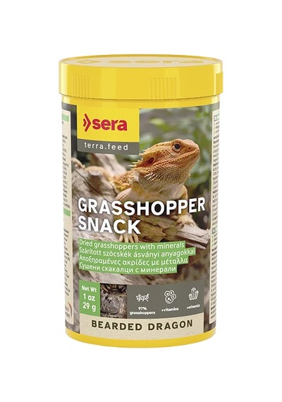 Sera Bearded Dragon Grasshopper Snack 250ml. / 29gr.