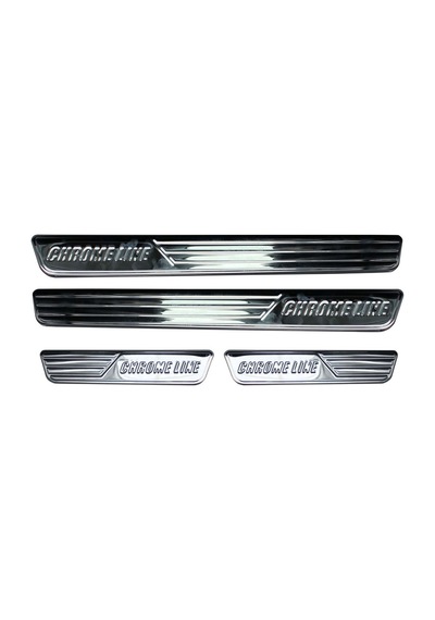 Skoda Super B8 Chrome Line Kapı Eşiği 4 Prç 2015 ve Sonrası