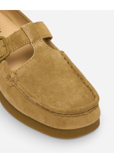 Clarks Wallabeeevobar Dark Sand Suede Kadın Bej Günlük Ayakkabı 26183152