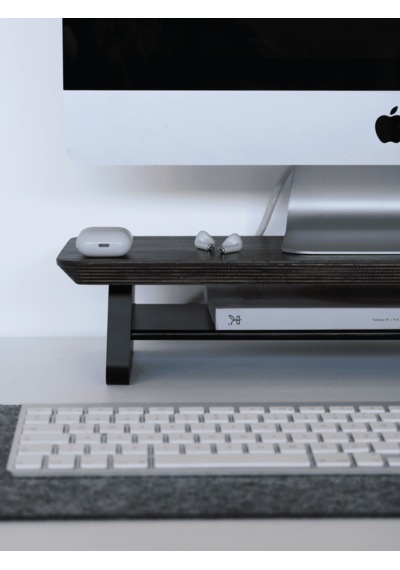 Küçük Monitör Standı Ceviz
