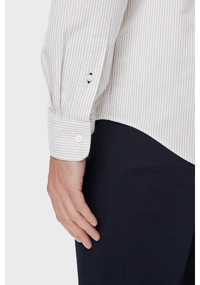 Tommy Hilfiger Erkek Gömlek Mw0mw36238 0bj Bej-açık Kahve Bej-açık Kahve
