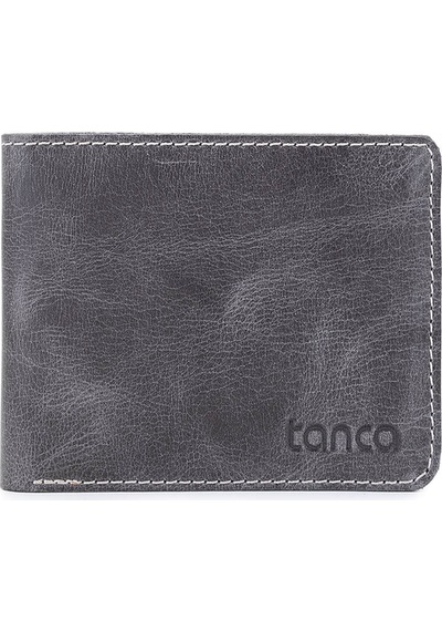 Tamer Tanca Erkek Hakiki Deri Gri Cüzdan 907 1346 Erk Czdn Sk25-26 Grı Rıb Gri
