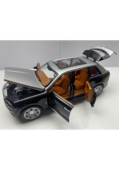 Rolls Royce Metal Model Araba Metal Oyuncak Araba 1.24 Koleksiyon Araba Kapılar Açılır Sesli Işıklı Kırmızı
