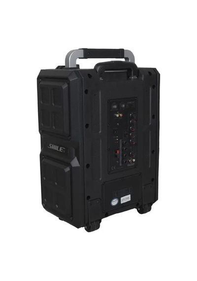 Sh Shile Sl-2017 50 Watt Taşınabilir Seyyar Aktif Amfi Hoparlör Kablosuz El + Yaka Mikrofonlu Usb+sd+bt Kumandalı Na