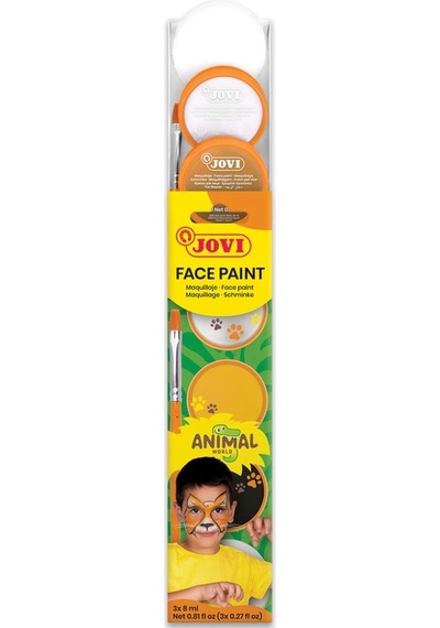 Jovı 174an Krem Yüz Boyası Hayvanlar Dünyası 8ml X 3 Renk