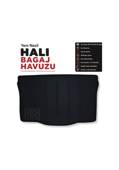 Suzuki Swift Halı Bagaj Havuzu 2023 Sonrası - Hybrid İle Uyumlu
