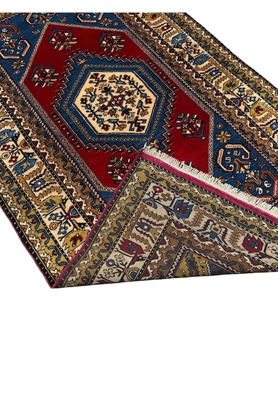 El Dokuma Koleksiyonluk Özel Yahyalı Halısı 126x230 Büyün Yün Halı