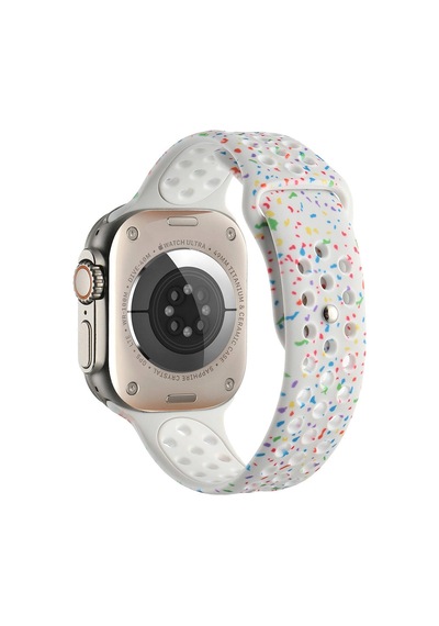 Kilifone -  Apple Uyumlu  Watch  7 45mm - Kordon Yeni Seri 2023 Silikon Strap Kayış Krd-02