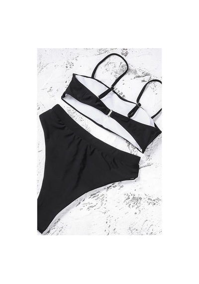 Angelsin V Kesim Yüksek Bel Bikini Takım