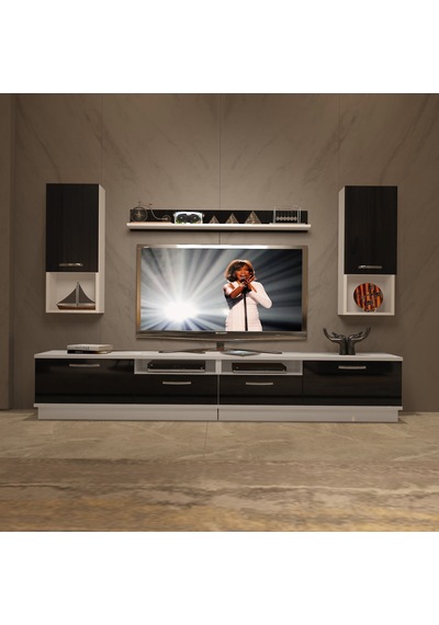 Decoraktiv Trendstyle 5220da Mdf Tv Ünitesi Tv Sehpası Beyaz - Siyah