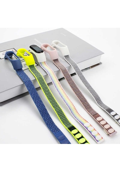 Xiaomi Mi Band 5 Uyumlu Hasır Kordon Krd-03 - No22 - T13906
