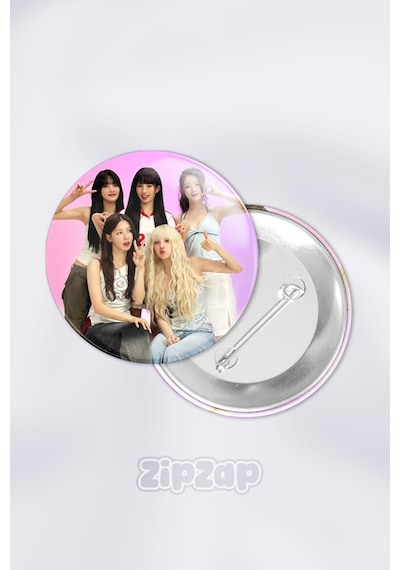 İ-dle Kpop Çanta Süsü Rozet İğneli Buton Rozet Seti 1 Adet Tekli