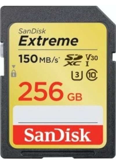 Sandisk Extreme SDSDXV5-256G-GNCIN 256 GB SDXC Class 10 UHS-I Hafıza Kartı