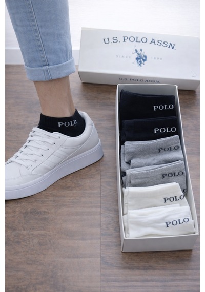 U.s Polo Assn. Unisex 6'lı Çorap ÇoK Renkli