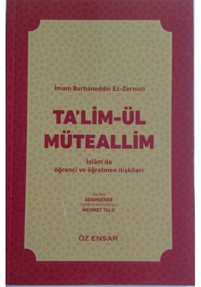 Ta lim ül Müteallim 9786054058075