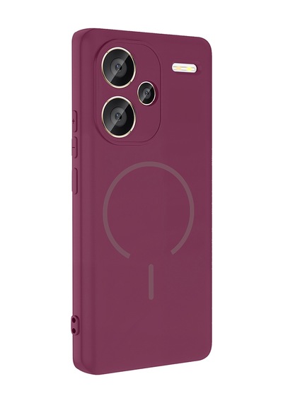 Zore Redmi Note 13 Pro Plus 5g Kılıf M-safe Şarj Özellikli Ogaa Meta Kapak - Rose Pembe