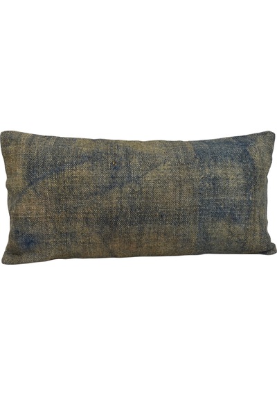 Zehra Abla Halı Yeni El Dokuma Dekoratif Lumbar Kilim Kırlent Yastık Kılıfı 6656 Çok Renkli