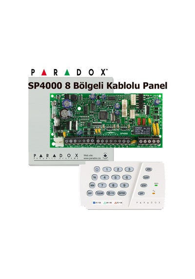 Paradox Sp4000 8 Zone Kontrol Paneli