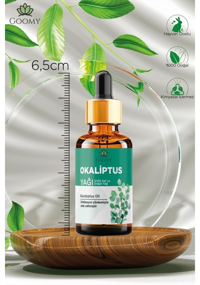 Goomy Okaliptus Yağı %100 Doğal Bitkisel Uçucu Yağ Eucalyptus Oil 10ml 10 ML