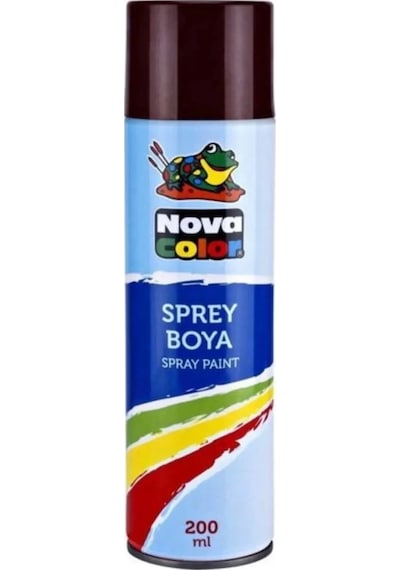 Nova Color Sprey Boya 200 Ml Kahverengi Diğer