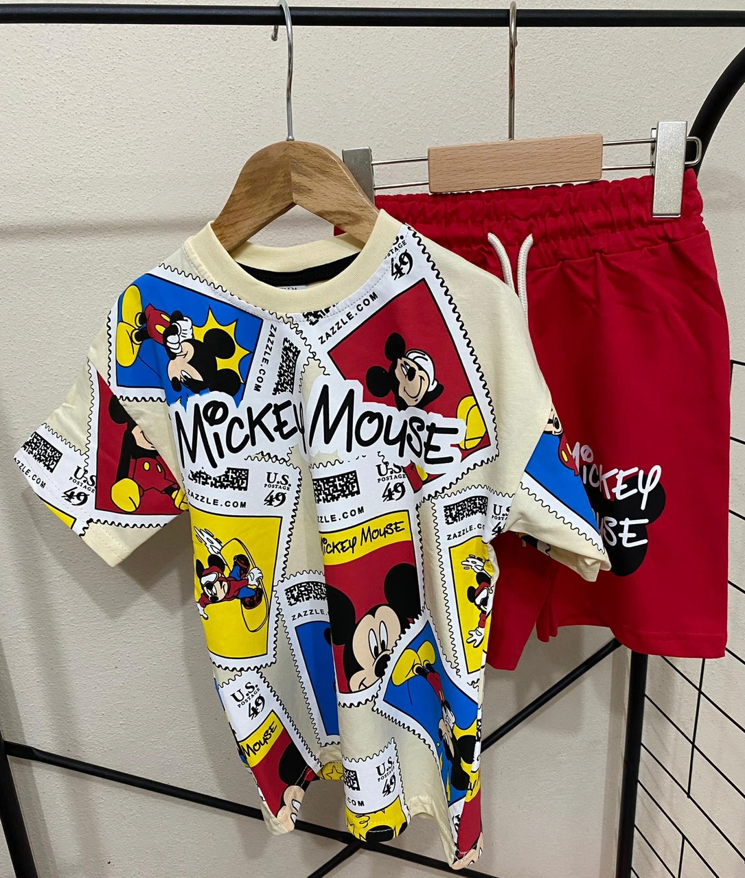 Cg Kids Mickey Mouse Baskılı Erkek Çocuk Alt Üst Takım Kırmızı Cg Kids Mickey Mouse Baskılı Erkek Çocuk Alt Üst Takım Kırmızı