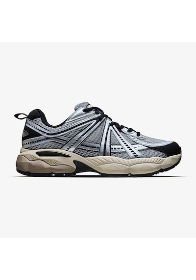 Lescon Artura Erkek Sneaker Ayakkabı Gümüş