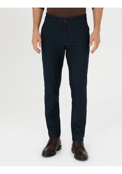 Pierre Cardin Erkek Lacivert Kanvas / Chino Pantolon 50278130-vr033 Lacivert